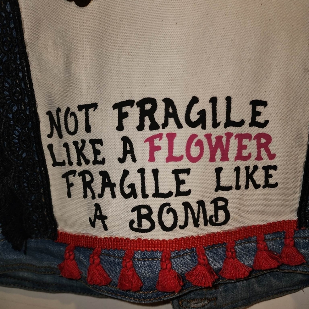 Handmade Frida Jean Jacket